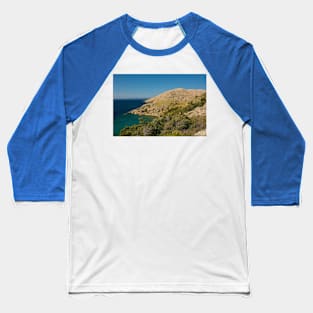 Coast Near Stara Baska, Krk, Croatia Baseball T-Shirt